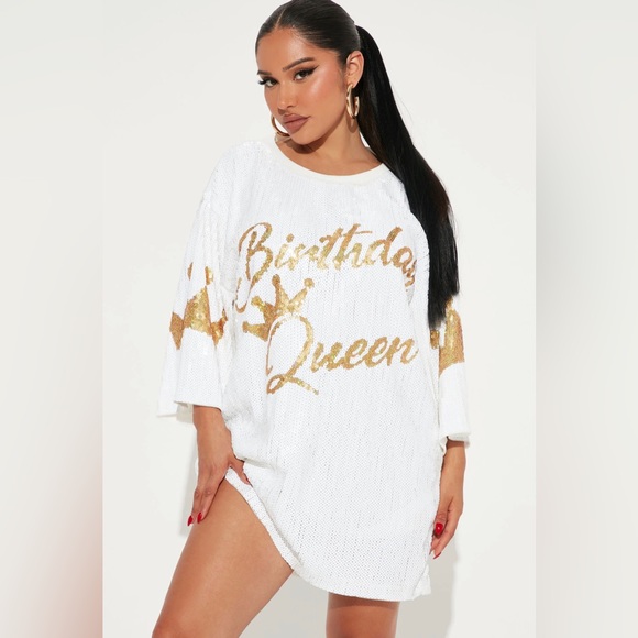 Fashion Nova - Birthday Queen Tunic - Picture 2 of 3